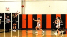 Ally Schultz fires in another three in Wednesday action in Rudyard.